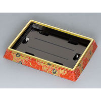 福助工業 寿司容器 新角桶 150H 流華赤 0534651 1袋(10個)（直送品）