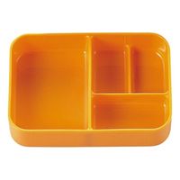 タカギ産業  弁当容器 B-128Y  [本体]イエロー10 [蓋]透明・アニマルクラブA 1003299 100枚(10枚×10)（直送品）