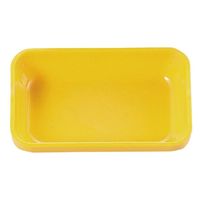 タカギ産業  弁当容器 B-304A [本体]イエロー10 [蓋]透明・ピュアフレンドB 1019399 100枚(10枚×10)（直送品）