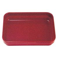 タカギ産業  弁当容器 B-405 [本体]ワイン [蓋]透明・やまぶき 1021998 100枚(10枚×10)（直送品）