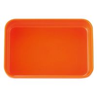 タカギ産業 弁当容器 B-405 [本体]オレンジ92 [蓋]オレンジ92 クローバー(イエロー) 1021999 100枚(10枚×10)（直送品）