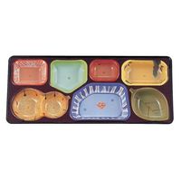 タカギ産業  弁当容器 PR-5 [本体]黒・内A [蓋]黒・アーモンド 1150799 100枚(10枚×10)（直送品）