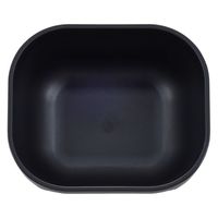 タカギ産業  どんぶり容器 S-136 角丼 [本体]黒 [蓋]黒 1400099 100枚(10枚×10)（直送品）