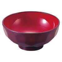 タカギ産業  汁椀 SW-121 ブラウン・内ワイン 1400201 100枚(10枚×10)（直送品）