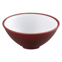 タカギ産業  茶碗 SW-132 ブラウン・内白 1400253 100枚(10枚×10)（直送品）