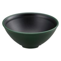 タカギ産業  茶碗 SW-132 モスグリーン・内黒 1400252 100枚(10枚×10)（直送品）
