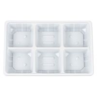 タカギ産業 弁当容器  TSR-90-60-6 白黒 本体 2005051 900枚(50枚×18)（直送品）