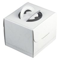 ヤマニパッケージ  ケーキ箱 アニバーサリーデコ 4.5号 20-2210 100箱(25箱×4)（直送品）