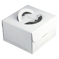 ヤマニパッケージ  ケーキ箱 アニバーサリーデコ 6号 20-2212 100箱(25箱×4)（直送品）