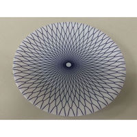 ニシキ 刺身・鮮魚容器 D-35 網目ブルー  2100353150 120枚(10枚×12)（直送品）