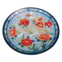 ニシキ 刺身・鮮魚容器 高台皿(1尺)紺有田  2110303550 30枚(5枚×6)（直送品）