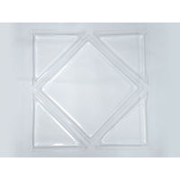 ニシキ 角皿H-40用中仕切A透明 2636018000 40点（直送品）