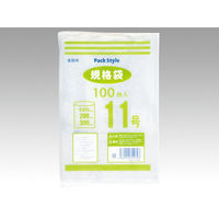 パックスタイル ポリ袋 PSポリ規格袋 025 NO.11 434964 1袋(100個)（直送品）