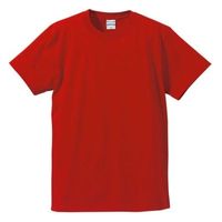 United Athle 5001綿Tシャツ L レッド 500101122 1袋(1個)（直送品）