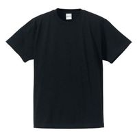 United Athle 5001綿Tシャツ 3L ブラック 500101202 1袋(1個)（直送品）