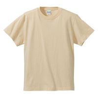 United Athle 5001綿Tシャツ 4L ナチュラル 500101258 1袋(1個)（直送品）
