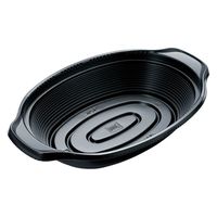 北原産業 軽食容器 STM225-345BL黒 本体 BB-9120 800枚(50枚×16)（直送品）