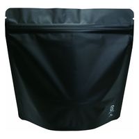 ヤマニパッケージ  コーヒー用袋 COT-822N アルミスタンドチャック袋200gマット黒バルブ無 500枚(50枚×10)（直送品）