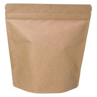 ヤマニパッケージ  コーヒー用袋 COT-861 スタンドチャック袋300g茶インナーバルブ付 COT-861 500枚(50枚×10)（直送品）