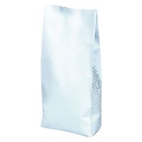 ヤマニパッケージ  コーヒー用袋 COT-912 インナーバルブ付200g用ガゼット袋 マット白 1000枚(100枚×10)（直送品）