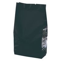 ヤマニパッケージ  コーヒー用袋 COT-922 インナーバルブ付100g用ガゼット袋 マット黒 2000枚(100枚×20)（直送品）