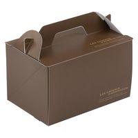 ヤマニパッケージ  ケーキ箱 サイドオープンキャリー アメール #6 DE-246 300箱(50箱×6)（直送品）