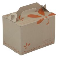 ヤマニパッケージ  ケーキ箱 サイドオープンキャリー シトロン #5 DE-255 300箱(50箱×6)（直送品）