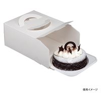 ヤマニパッケージ  ケーキ箱 エコデコ6号トレー付 DE-55B 100箱(1箱×100)（直送品）