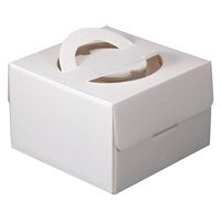 ヤマニパッケージ  ケーキ箱 アントルメ4.5号金台紙付 DE-71 200箱(10箱×20)（直送品）