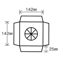 ヤマニパッケージ 青果用贈答箱 カラーメロン用（L-16）台紙 L-16D 500箱（1箱×500）（直送品）
