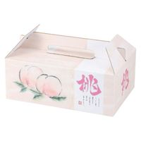 ヤマニパッケージ  青果用贈答箱 L-2284 桃果手提6ヶ入 L-2284 100箱(20箱×5)（直送品）