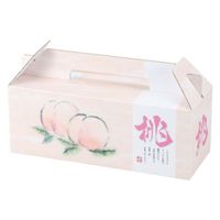 ヤマニパッケージ 青果用贈答箱 桃果手提3ヶ入 L-2283 100箱（20箱×5）（直送品）