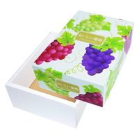 ヤマニパッケージ 青果用贈答箱 デリシャス葡萄 3k 深口 L-2340 30箱（10箱×3）（直送品）