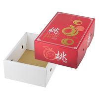 ヤマニパッケージ  青果用贈呈箱 グレースピーチ1.8 L-2499 50箱(10箱×5)（直送品）