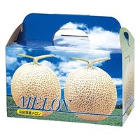 ヤマニパッケージ 青果用贈答箱 ピュアメロン2ヶ入 L-340 50箱（10箱×5）（直送品）