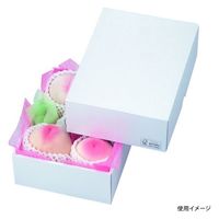 ヤマニパッケージ 青果用贈答箱 ホワイト2 深口 LTO-38 30箱（1箱×30）（直送品） - アスクル