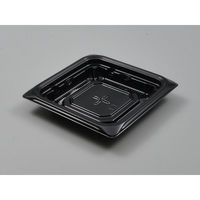 リスパック 惣菜容器 クリーンカップつどい 11B 黒 PAQS102 1袋(50個)（直送品）