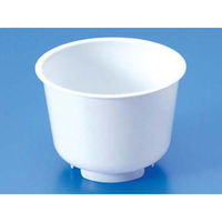 リスパック 惣菜容器 茶碗蒸し S-245N シロ PHSC551 1袋(50個)（直送品）
