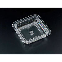 リスパック 汎用透明カップ クリーンカップ88角100BS PAPK059 1袋(100個)（直送品）