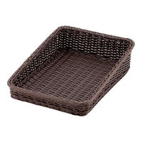 トーダイ 樹脂バスケット BB-K4030-DBRベーカリーバスケット 斜め30型 010K30DB 1袋(1個)（直送品）