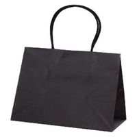 ベルベ  手提袋 マットバッグ KSワイド ブラック 1779 100枚(10枚×10)（直送品）