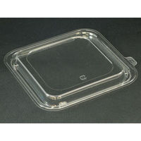 リスパック ハイクッカー角丼D16 中皿蓋 RHHF328 1袋(50個)（直送品）