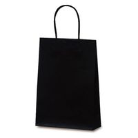 ベルベ 紙袋 マットバッグ S ブラック 1068 1袋(10個)（直送品）