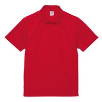 United Athle 2020-01ドライカノコポロシャツ レッド L 202001469 1袋(1個)（直送品）