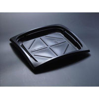 リスパック 惣菜容器 バイオデリカ リッジ19B 黒 RHBH312 1袋(50個)（直送品）