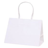 ベルベ  手提袋 マットバッグ KSワイド ホワイト 1772 100枚(10枚×10)（直送品）