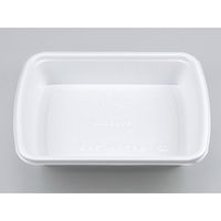 シーピー化成 弁当容器 BFランチ1ライスホワイト本体 0140901010075 1袋(50個)（直送品）