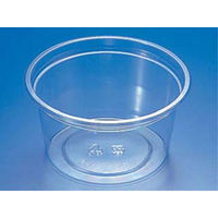 リスパック 汎用透明カップ クリーンカップ101パイ250BS PAPM123 1袋(50個)（直送品）