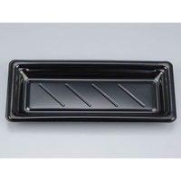 シーピー化成 寿司容器 SF和角15 黒本体 0278015000525 1袋(50個)（直送品）