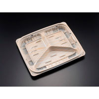 リスパック 惣菜容器 バイオデリカ キープ350B3S K-北山杉 RHIK690 1袋(50個)（直送品）